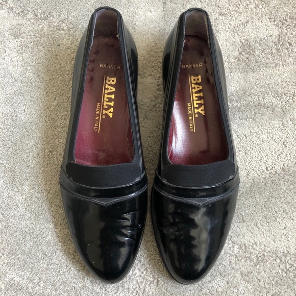 SOLDBally Banner Italian Patent Leather Dress Shoe - Picture 2 of 9